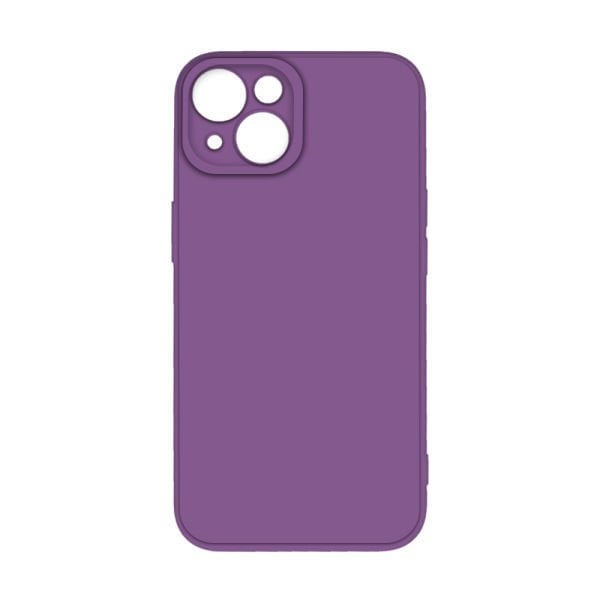 Iphone 14 Angle Silikon Kılıf Purple Deep