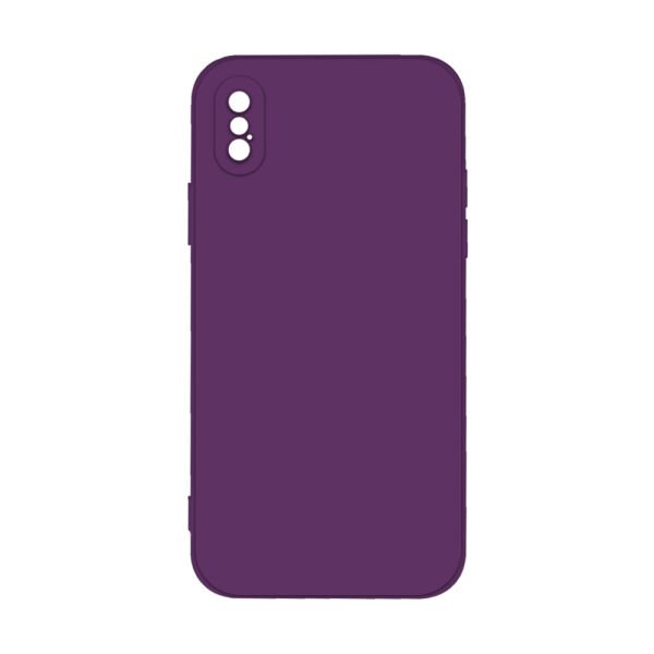 iPhone X/XS Angle Silikon Kılıf Purple P2 Dark
