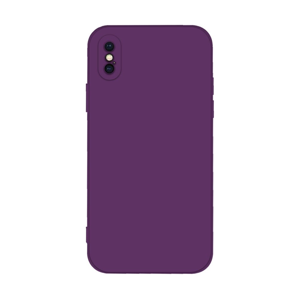iPhone X/XS Angle Silikon Kılıf Purple P2 Dark