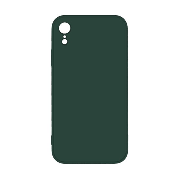 Iphone XR Angle Silikon Kılıf Dark Green