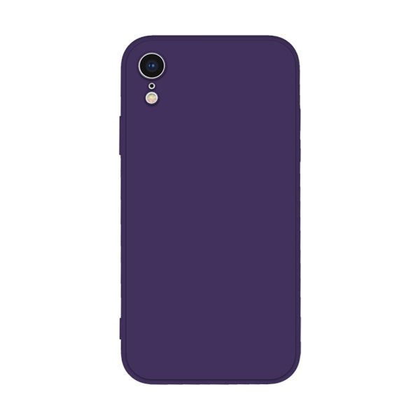 Iphone XR Angle Silikon Kılıf Dark Purple