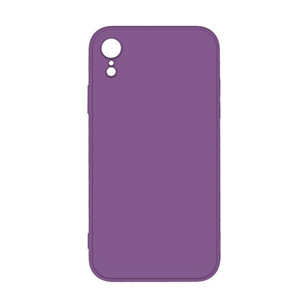 Iphone XR Angle Silikon Kılıf Purple Deep