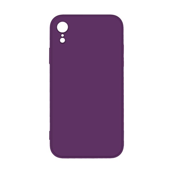 Iphone XR Angle Silikon Kılıf Purple P2 Dark