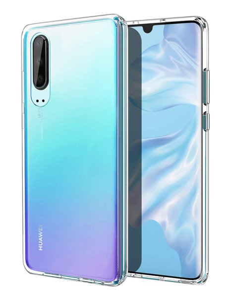 Huawei P30 Tıpalı Şeffaf Silikon Kılıf