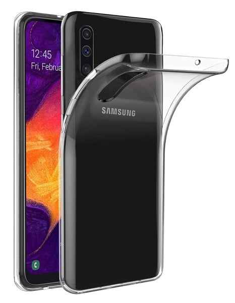 Samsung Galaxy A50S Tıpalı Şeffaf Silikon Kılıf