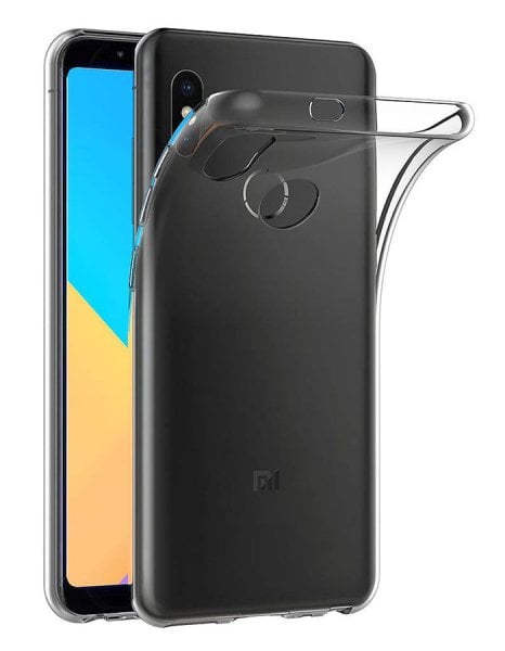 Xiaomi Mi A2 Tıpalı Şeffaf Silikon Kılıf