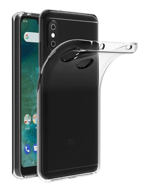 Xiaomi Mi A2 Lite Tıpalı Şeffaf Silikon Kılıf