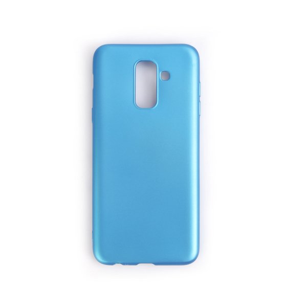 Mopal Samsung A6 Plus Rubber Yumuşak Silikon Kılıf New Blue