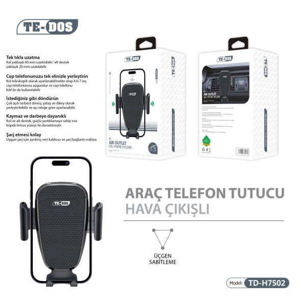 Tedos Telefon Tutucu TD-H7502