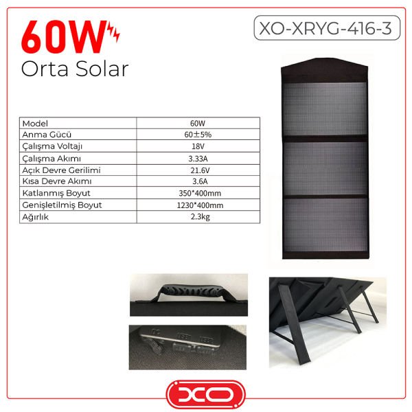 XO 60W Orta Solar XO-XRYG-416-3