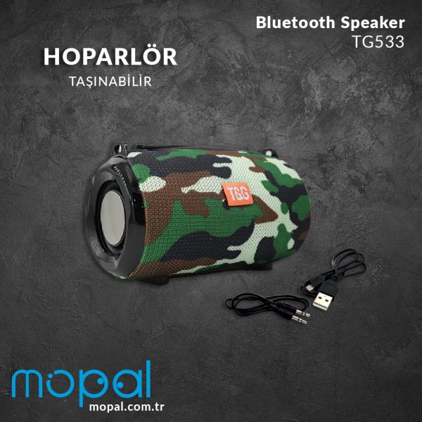 Mopal TG-533 Mikrofonlu Radyolu Bluetooth Speaker Hoparlör