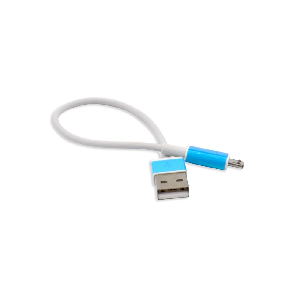 Powerbank Micro Kısa Kablo Beyaz