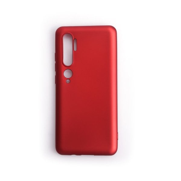 Mopal Xiaomi Mi Note 10 Pro Rubber Yumuşak Silikon Kılıf Dark Red