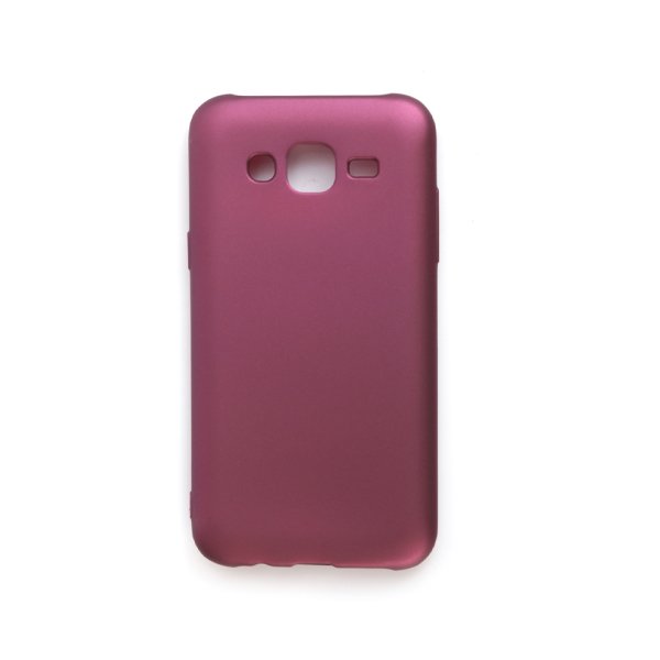 Mopal Samsung J5 Rubber Yumuşak Silikon Kılıf New Purple