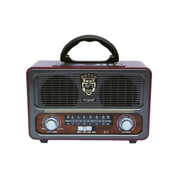 Mopal Classico C1 Vintage Nostalji Bluetooth Radyo Gri