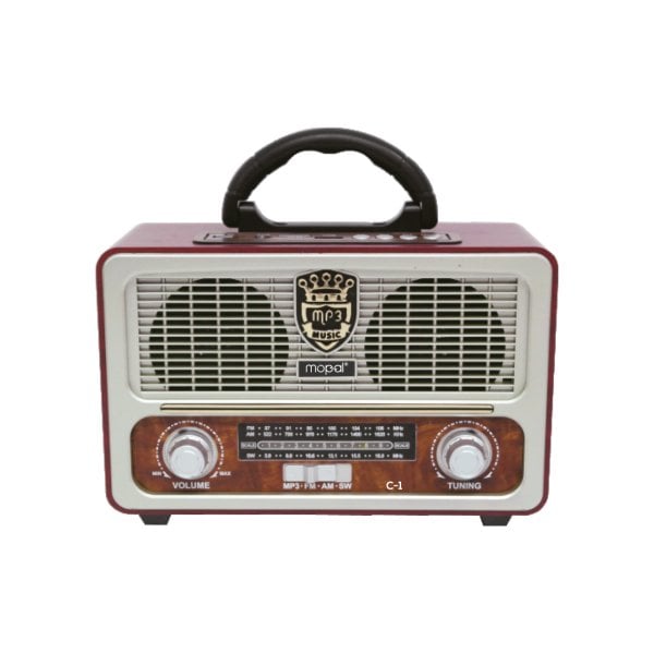 Mopal Classico C1 Vintage Nostalji Bluetooth Radyo Beyaz