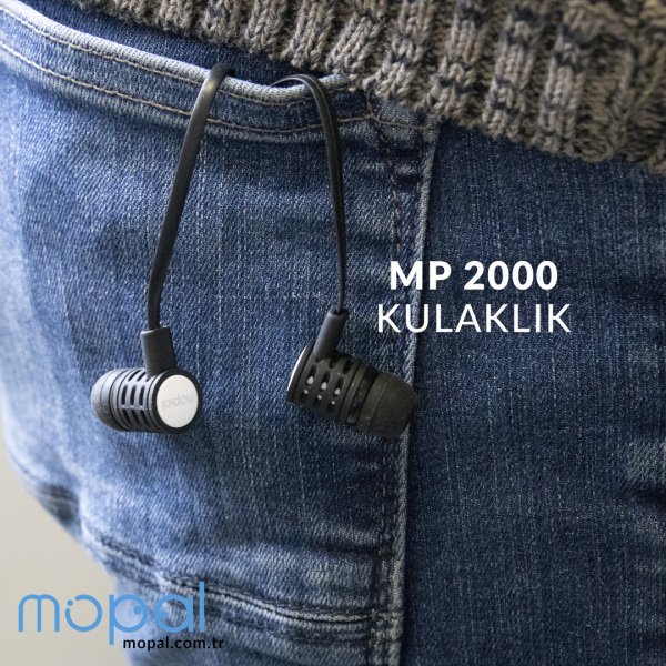 MP-2000 Kablolu Kulaklık - Siyah Siyah