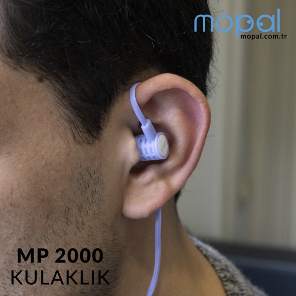 MP-2000 Kablolu Kulaklık - Mor Mor