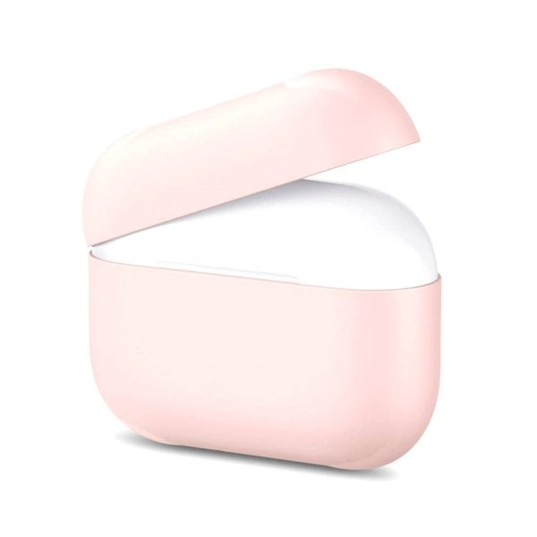 Silikon Airpods Pro Koruyucu Light Pink Pembe
