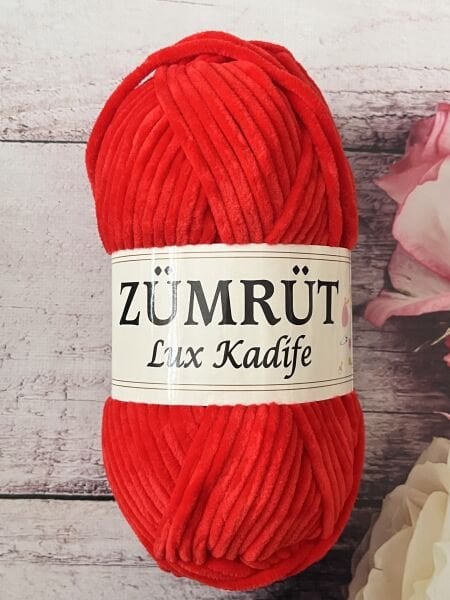 ZÜMRÜT LUX KADİFE 3268 KIRMIZI