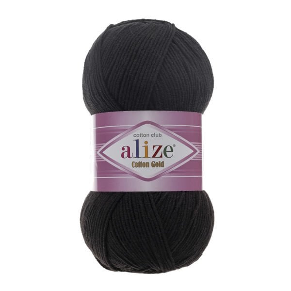 Alize Cotton Gold 100 gr  60 Siyah