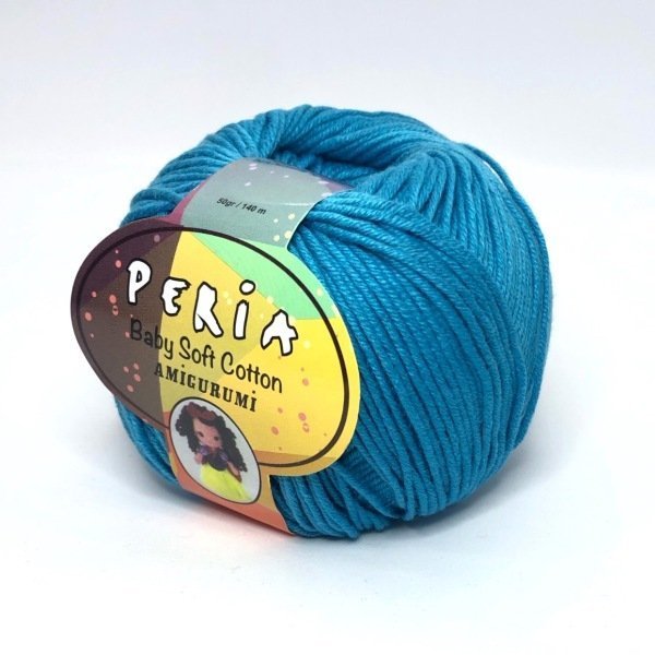 PERİA SOFT COTTON 14 KOYU TURKUAZ MAVİ