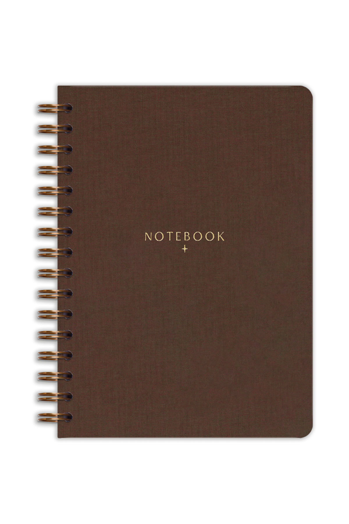 Matt Notebook A5 15x21 cm Spiralli Keten Not Defteri Kahverengi