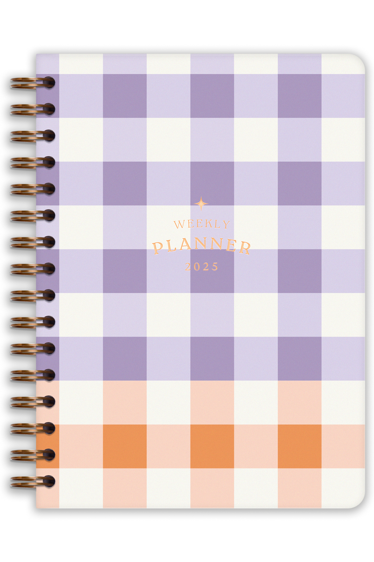 Matt Notebook 2025 Yılı A5 Haftalık Ajanda Spiralli 15x21 cm - 12 Aylık - Motivasyon Sayfalı Pötikare