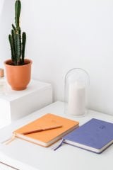 Matt Notebook A5 Defter Noktalı Sarı