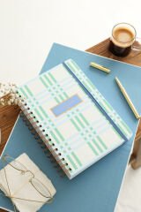 Matt Notebook 2025 Yılı Günlük Spiralli Ajanda 16x24 cm - 12 Aylık
