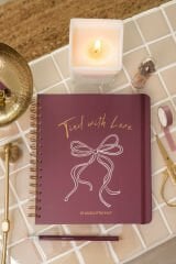 Matt Notebook Süresiz Planlayıcı Kare Ajanda Fiyonk