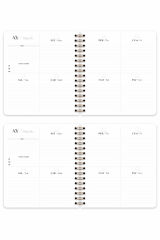 Matt Notebook Süresiz Planlayıcı Kare Ajanda Fiyonk