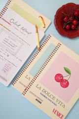 A4 Spiralli Okul Defteri 80 yaprak 4'lü Set - Kareli