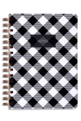 Matt Notebook A5 15x21 cm Spiralli Çizgili Tarihsiz Not Defteri Ekose