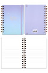 Matt Notebook A5 15x21 cm Spiralli Lastikli 2'li Tarihsiz Not Defteri Seti 1 Kareli 1 Çizgili