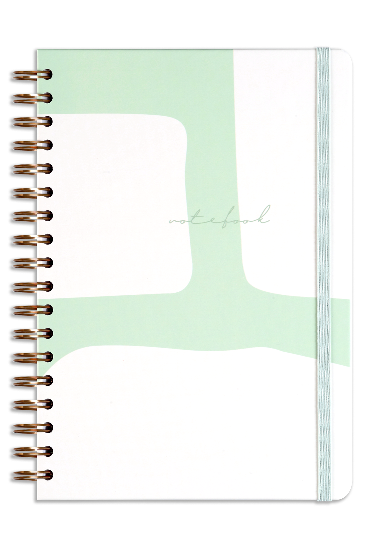 Matt Notebook 17x24 cm Lastikli Spiralli Sert Kapak Not Defteri Kareli Soyut