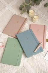 Matt Notebook 4’lü Tarihsiz Not Defter Seti Lastikli  – 2 Çizgili, 1 Çizgisiz, 1 Noktalı