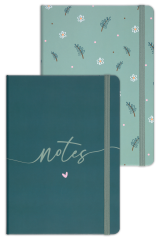 Matt Notebook A5 2'li Defter Seti 15x21 cm Çizgili Papatya