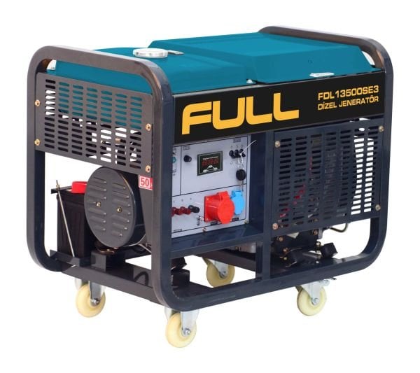 Full FDL13500SE3 Dizel Jeneratör 13,75 kVA Marşlı Trifaze