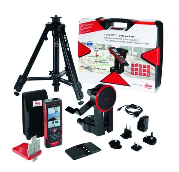 Leica DISTO S910 SET Lazermetre FTA360 - S - TRI70 - S910 - GZM3