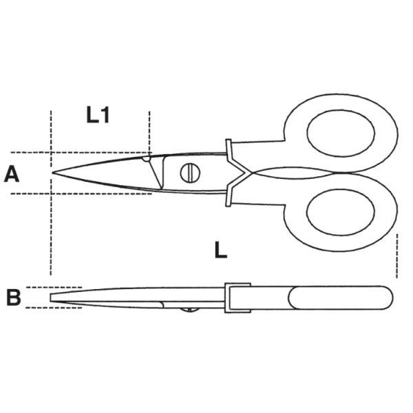 Beta 1128BMX Çok Amaçlı Elektrikçi Makası 147mm