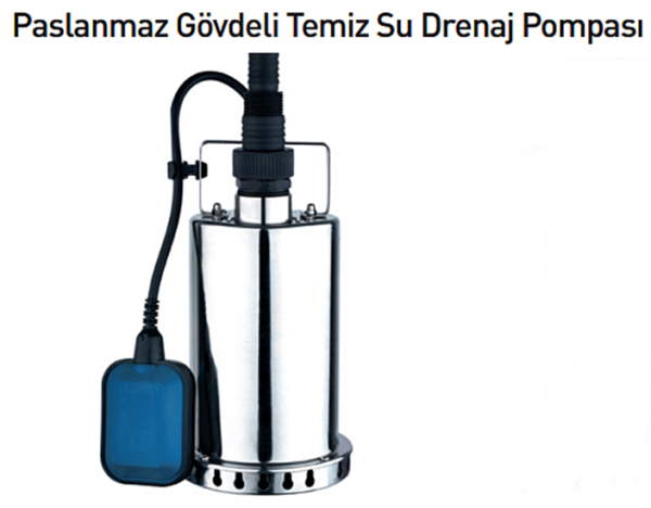 Rain Pump CS550INOX Paslanmaz Gövdeli Temiz Su Pompası 550W