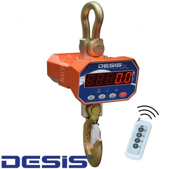 Desis OCS-A Dijital Vinç Baskülü Hassasiyet 500 gr. Max 1 ton.