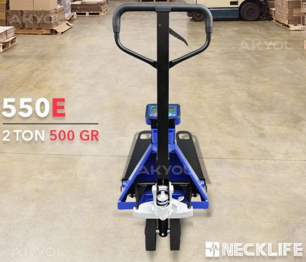 Necklife 550E Transpalet Baskül 2 Ton