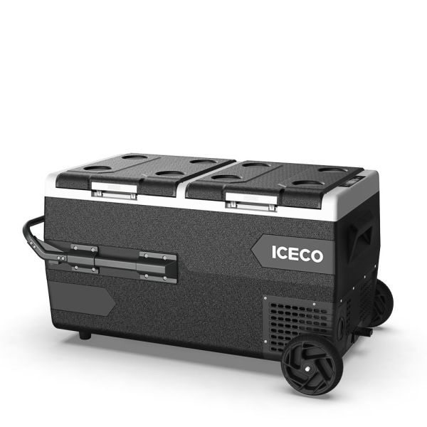 ICECO 75 Litre Akülü Kablolu ve Çift Bölmeli Kompresörlü Oto Buzdolabı Dondurucu K75D  (Akü Dahil Değildir)