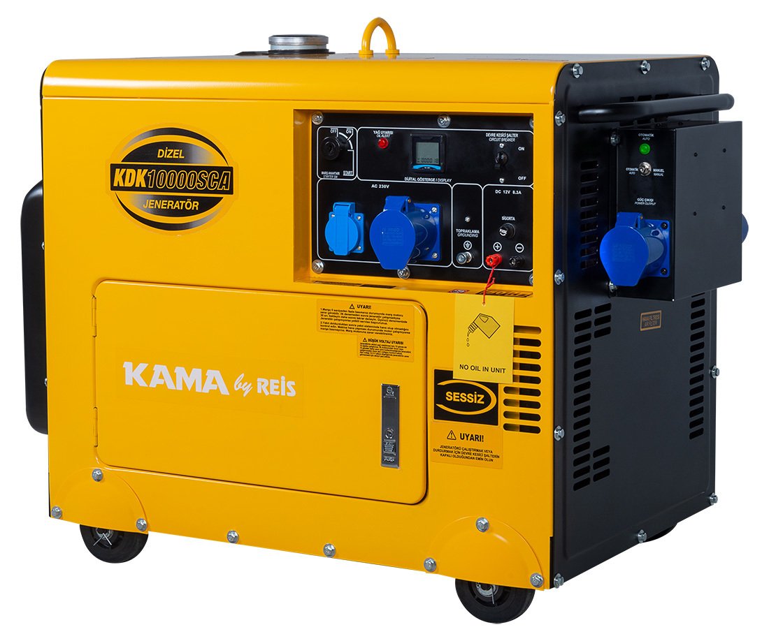 Kama By Reis KDK10000SCA Otomatik Dizel Jeneratör 6,9 kVA Monofaze