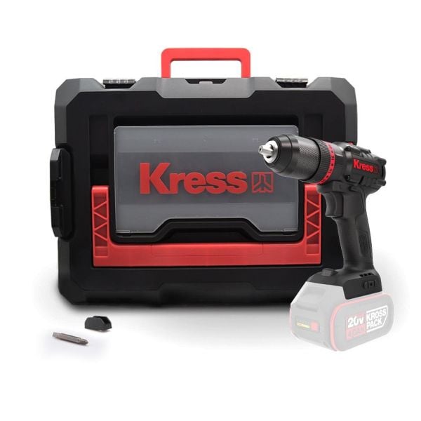 Kress KUC30.91 Şarjlı Darbeli Matkap (Akü Dahil Değildir)  20Volt