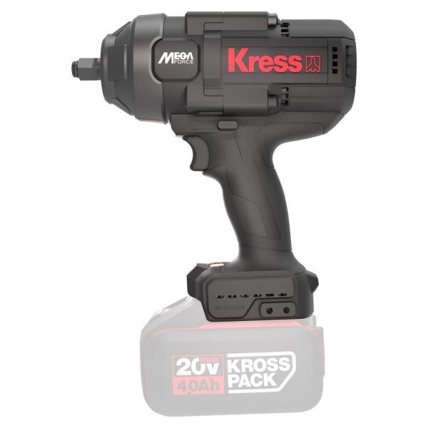 Kress KUB33.91 Şarjlı Somun Sıkma Kömürsüz Profesyonel 20Volt 1300Nm (Akü Dahil Değildir)