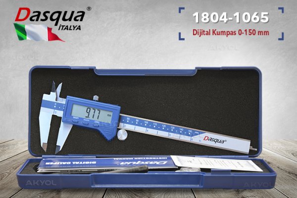 Dasqua 1804-1065 Dijital Kumpas 0-150mm (Ekonomik Model)