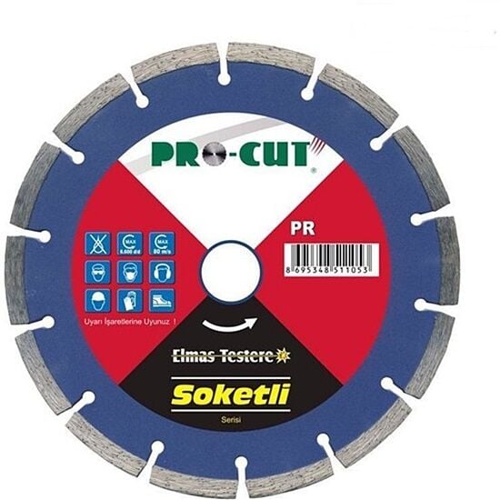 Pro-Cut 180 mm Soketli Beton Mermer Kesme Testeresi